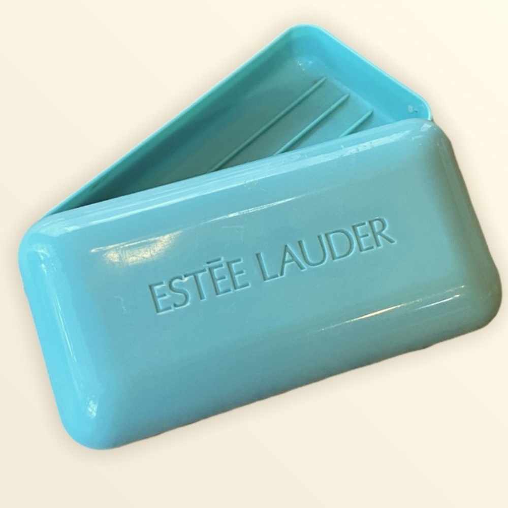 1980’s Estée Lauder Facial Soap Dish-Tiffany Blue